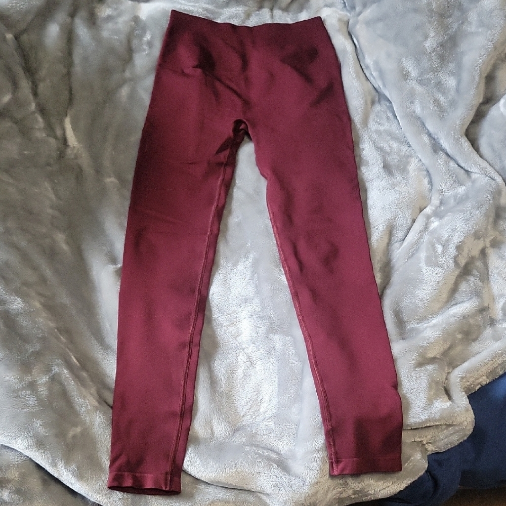 Gymreapers Burgundy Leggings